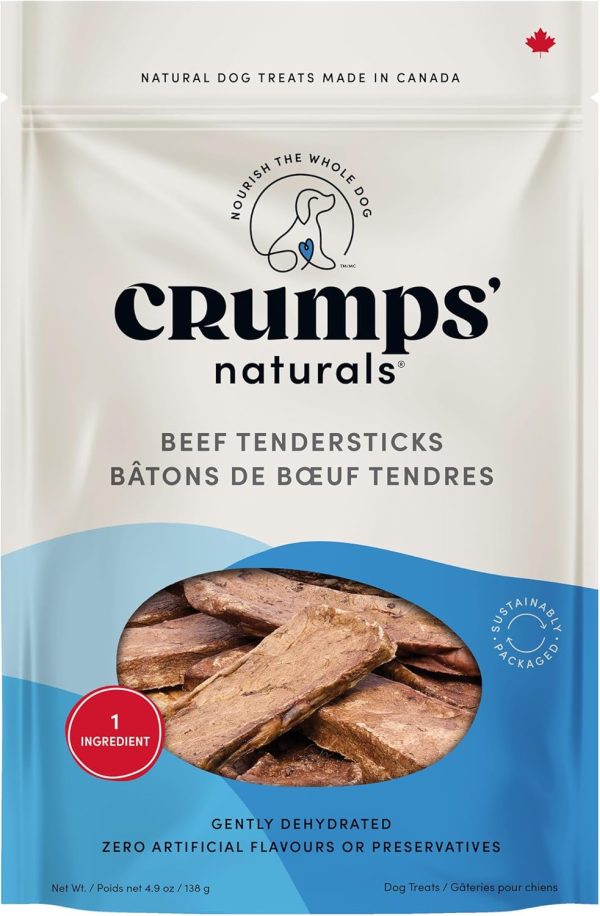 Crumps' Naturals Beef Tender Sticks For Pets, 4.9-Ounce-0