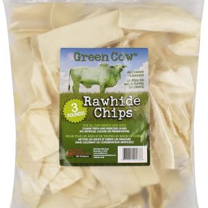 Chips 3-Pound Bag - Premium Large Dog Rawhide Chews - Ideal for Agressive Chewers Dog Rawhide Treats - Durable Rawhide Bones for Large Dogs-0