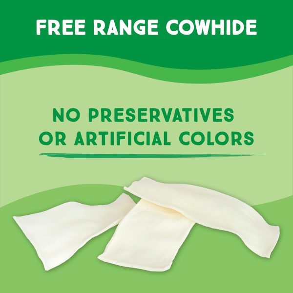 Chips 3-Pound Bag - Premium Large Dog Rawhide Chews - Ideal for Agressive Chewers Dog Rawhide Treats - Durable Rawhide Bones for Large Dogs-1