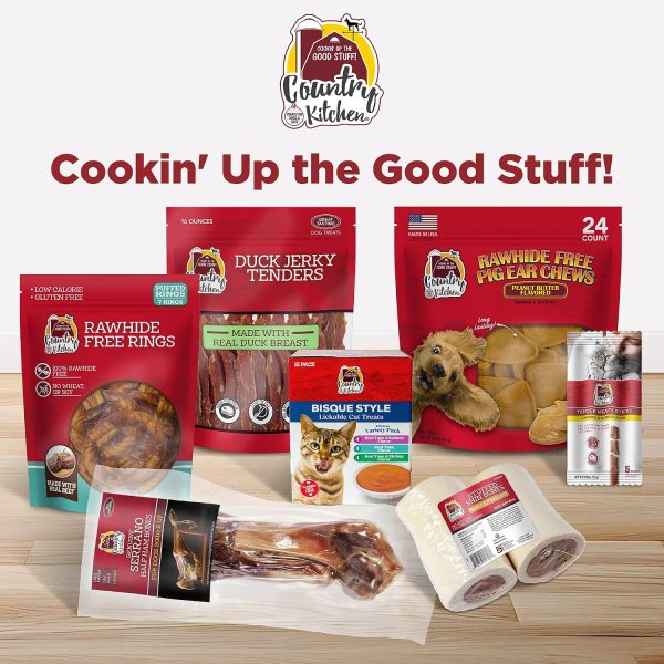 Country Kitchen Rawhide Free Twists Dog Chews, Made with Real Beef, 3 Count-6