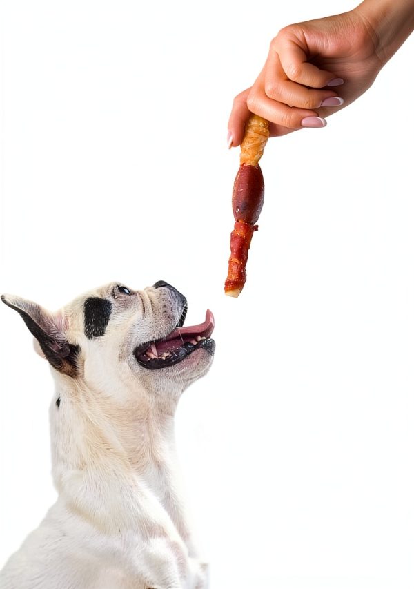 Dog Treats Rawhide Sticks Wrapped with Chicken 10.6 oz Pet Natural Chew Treats - Grain Free Meat & Human Grade Dried Snacks - Best for Small & Large Dogs (10.6 Ounce (Pack of 1), Triple Sticks)-2