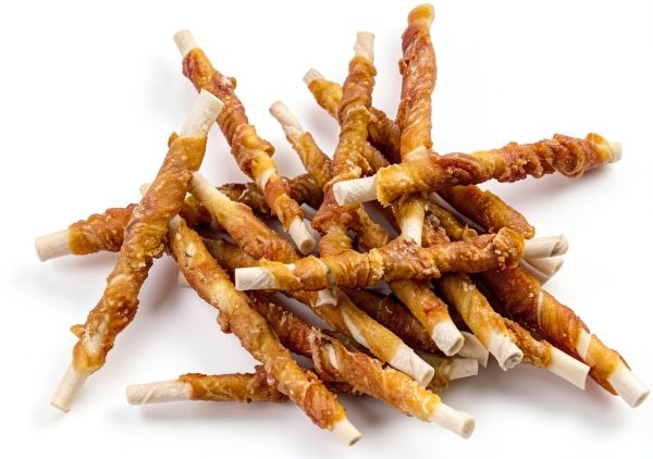 Pet 'n Shape Chik 'n Hide Twists – Chicken Wrapped Rawhide Natural Dog Treats, Small, 16 oz-2