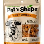 Pet 'n Shape Chik 'n Rice Dumbbells - Natural Dog Treats, Chicken, 1 Pound-0