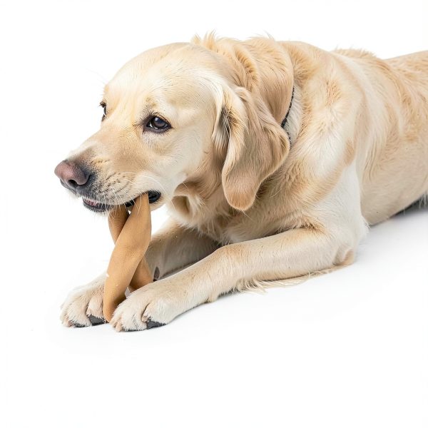 Pet Factory 7in Braided Beefhide Dog Chew Sticks Peanut Butter 6 Pack-5
