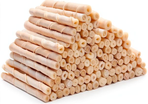 Dog Rawhide Twist Sticks MON2SUN 5 Inch Chicken & Natural 120 Count-0